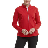 FootJoy Full-Zip midlayer - dames golfvest (rood)